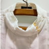 Camisa Coinage Manga Longa Off White Botões Dourados Transparência - Imagem 3